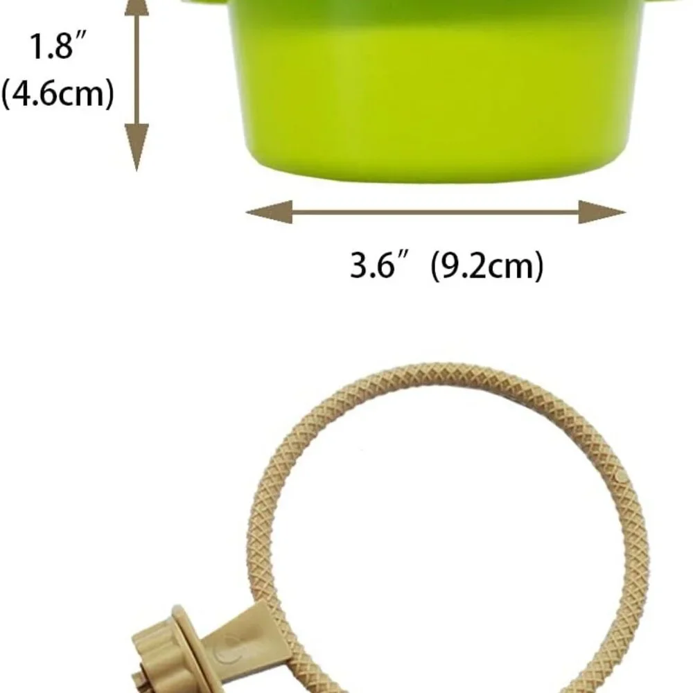 Multi-Function Caged Bird Bath Bird Cage Parrot Supplies Bathing Tub for Canary